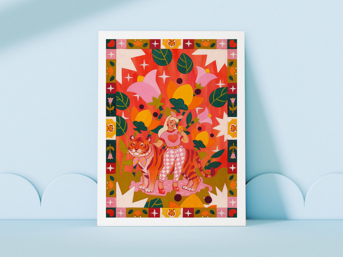 Tiger Charm Poster