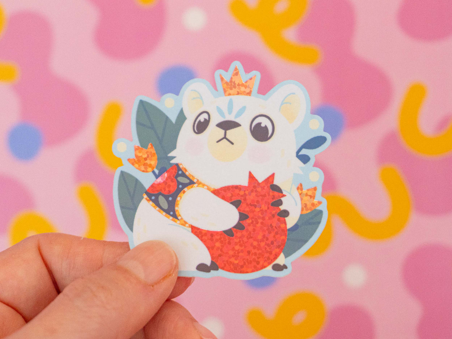 Pomegranate Bear Sticker