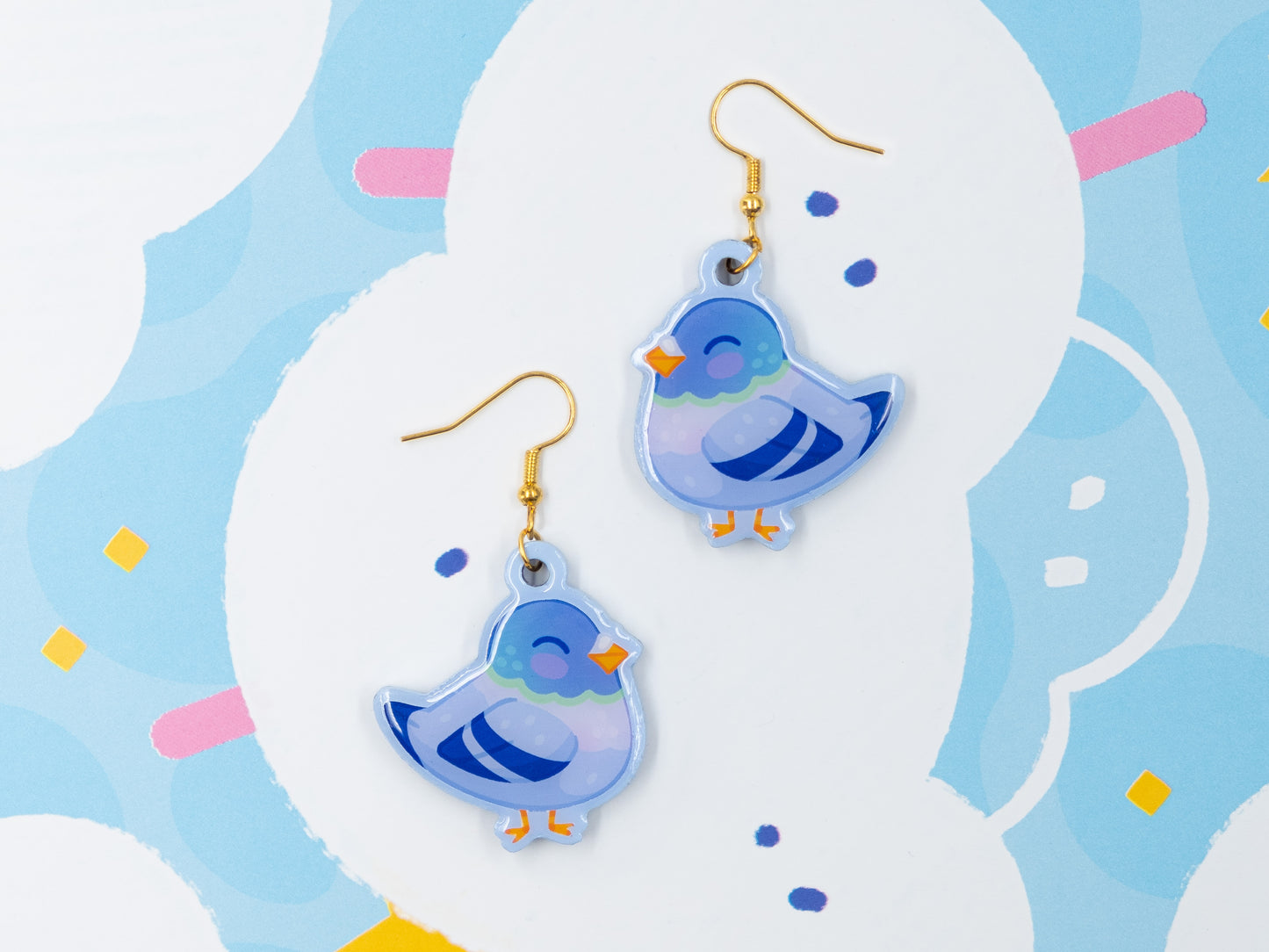 Boucles D'oreilles Pigeon