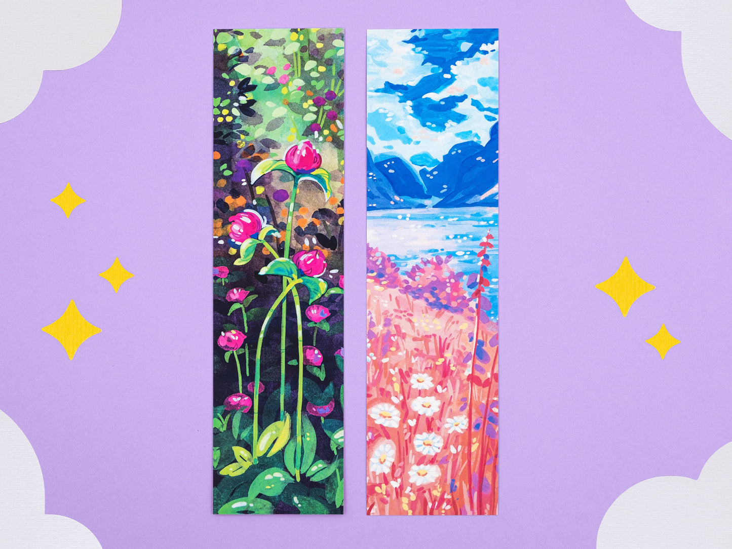 Marguerites & Amarantine Bookmark