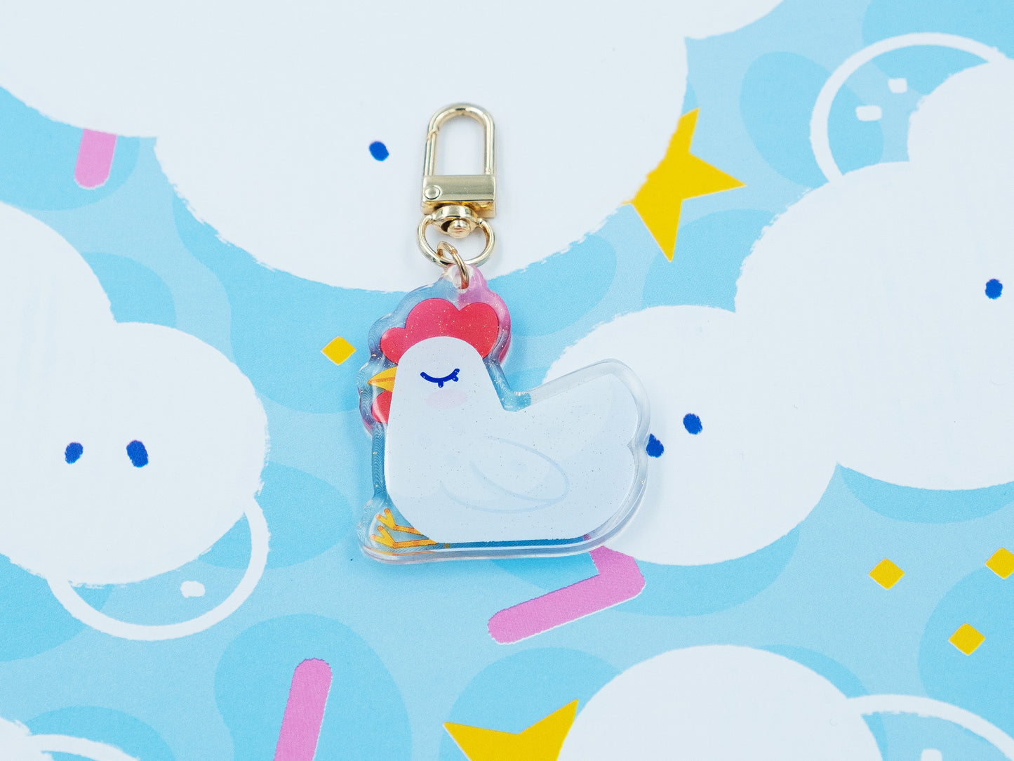 Shiny Chick Keychain