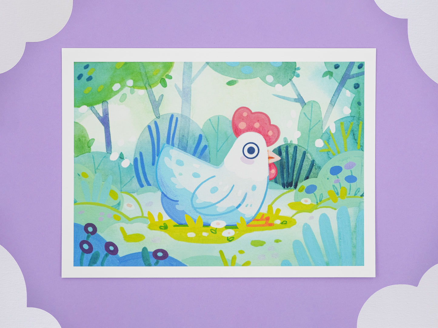 Nervous Chick Print