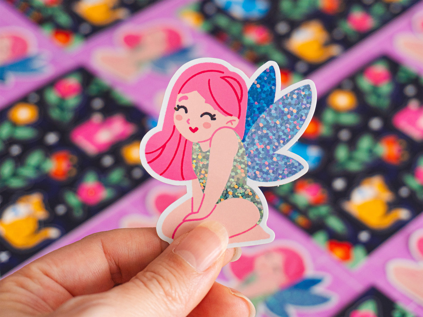 Glitter Fairy Sticker