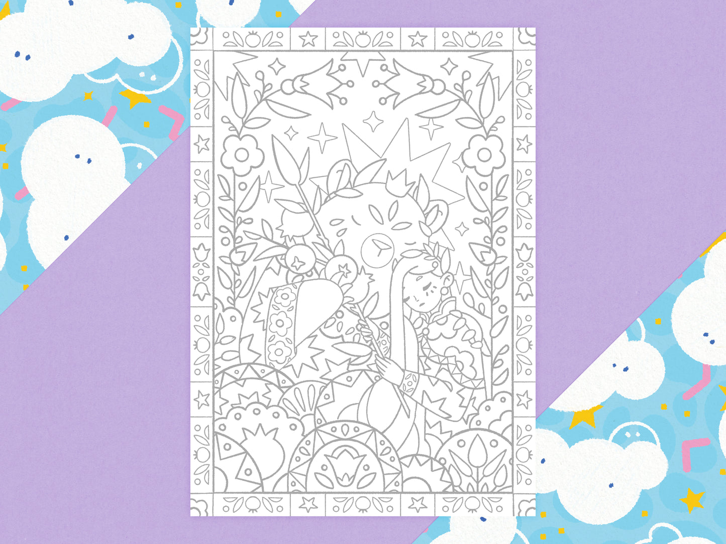 Renouveau - Page de coloriage