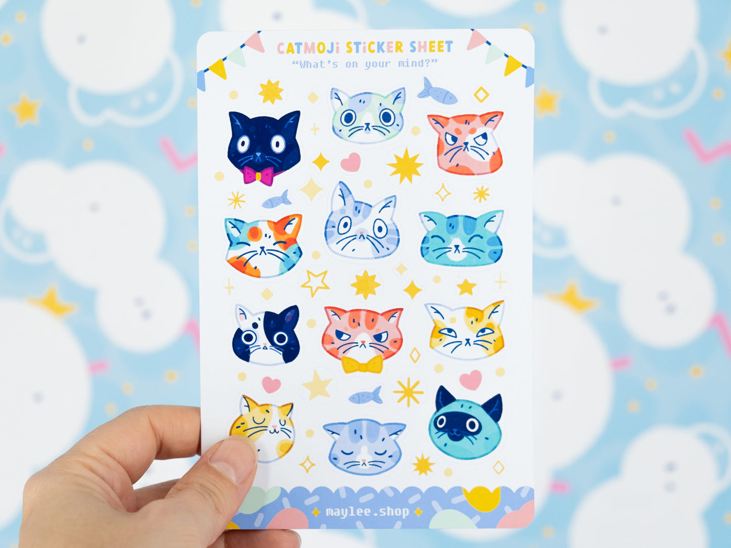 Catmoji Sticker Sheet