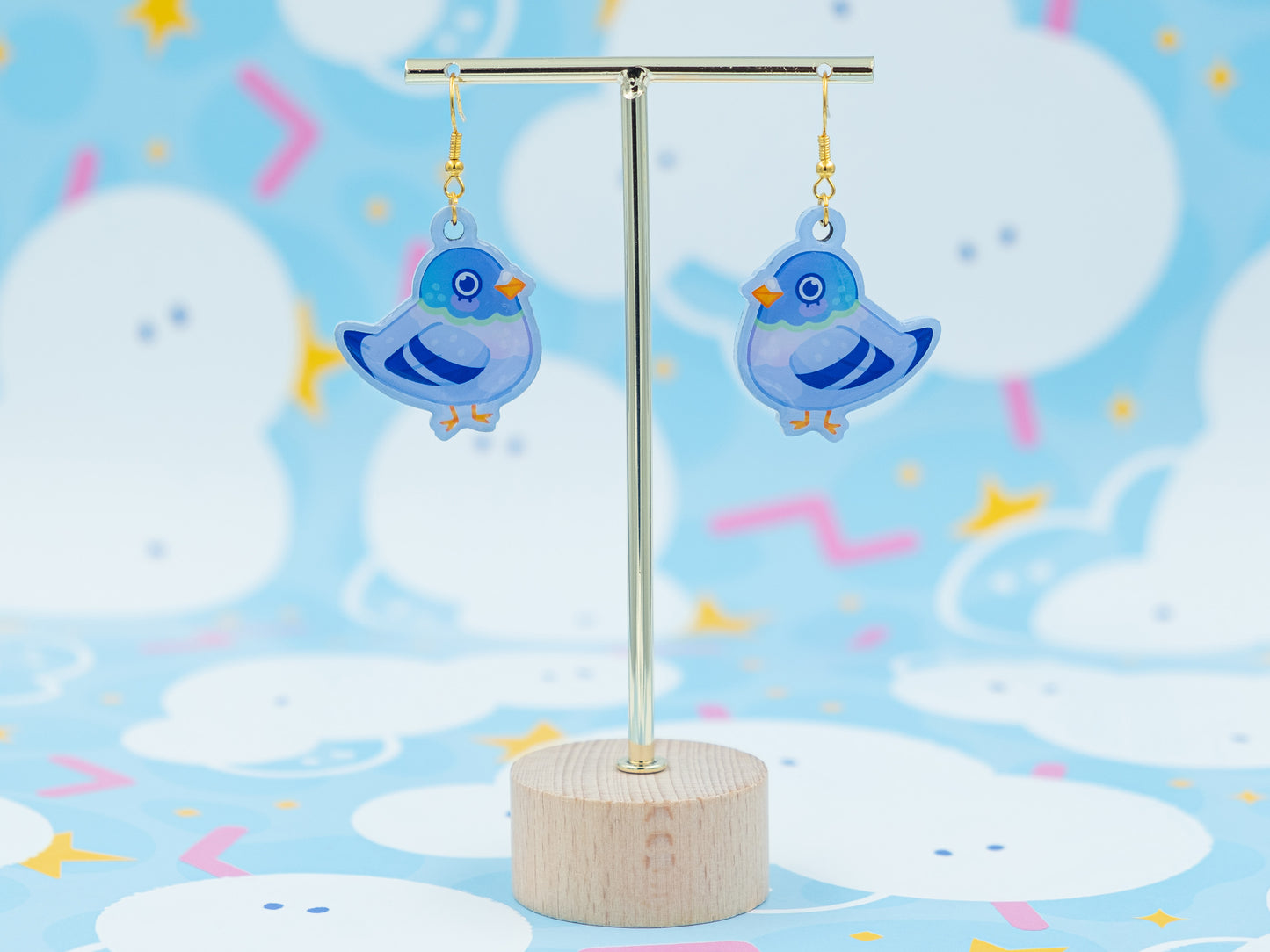Boucles D'oreilles Pigeon
