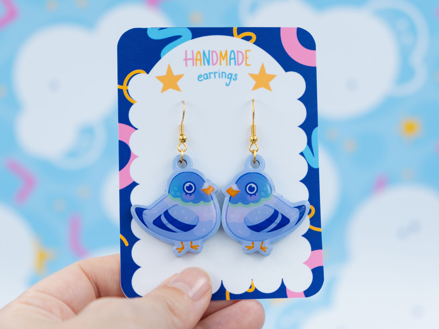 Boucles D'oreilles Pigeon