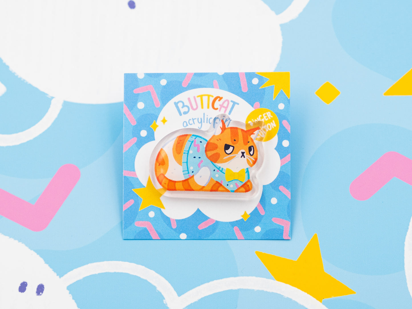 Pin's Acrylique Buttcat