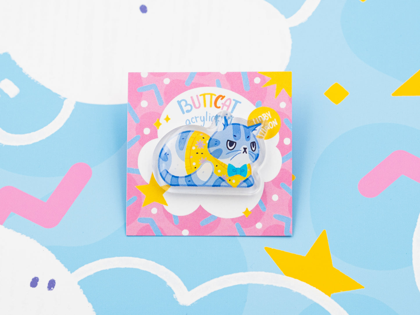 Pin's Acrylique Buttcat