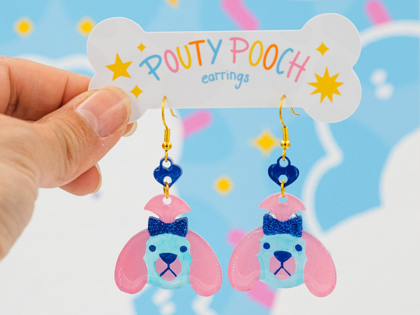 Boucles d'oreilles Pouty Pooch
