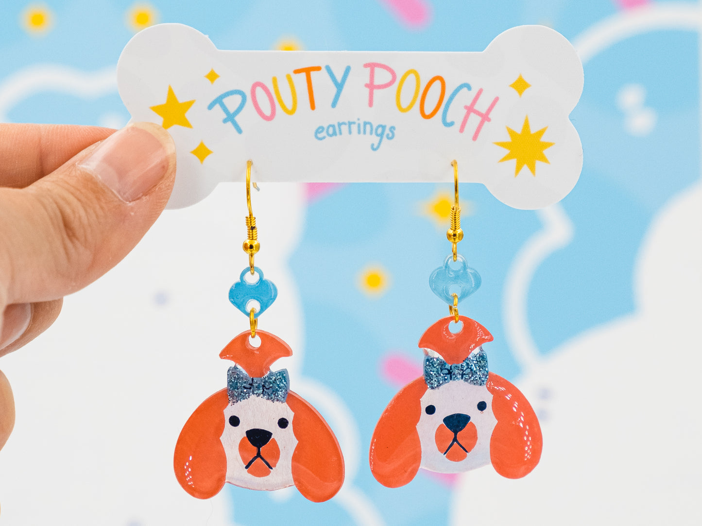 Boucles d'oreilles Pouty Pooch