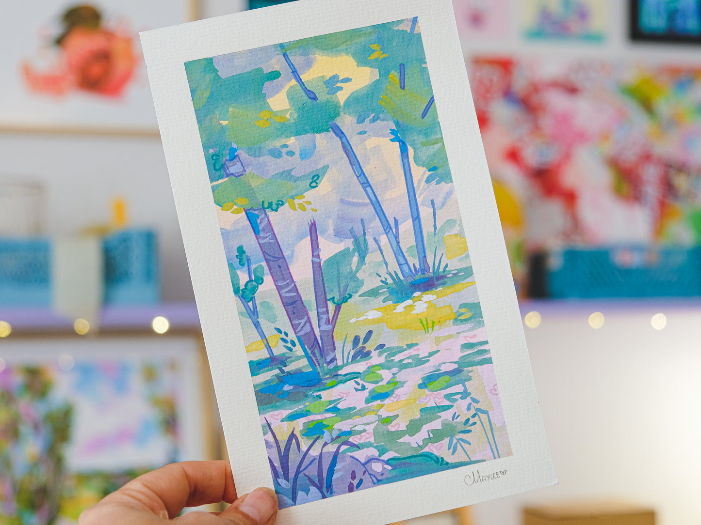 Sous bois II Original