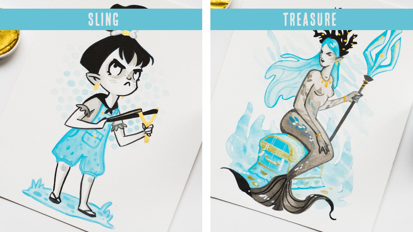 Inktober 2019 Original Art