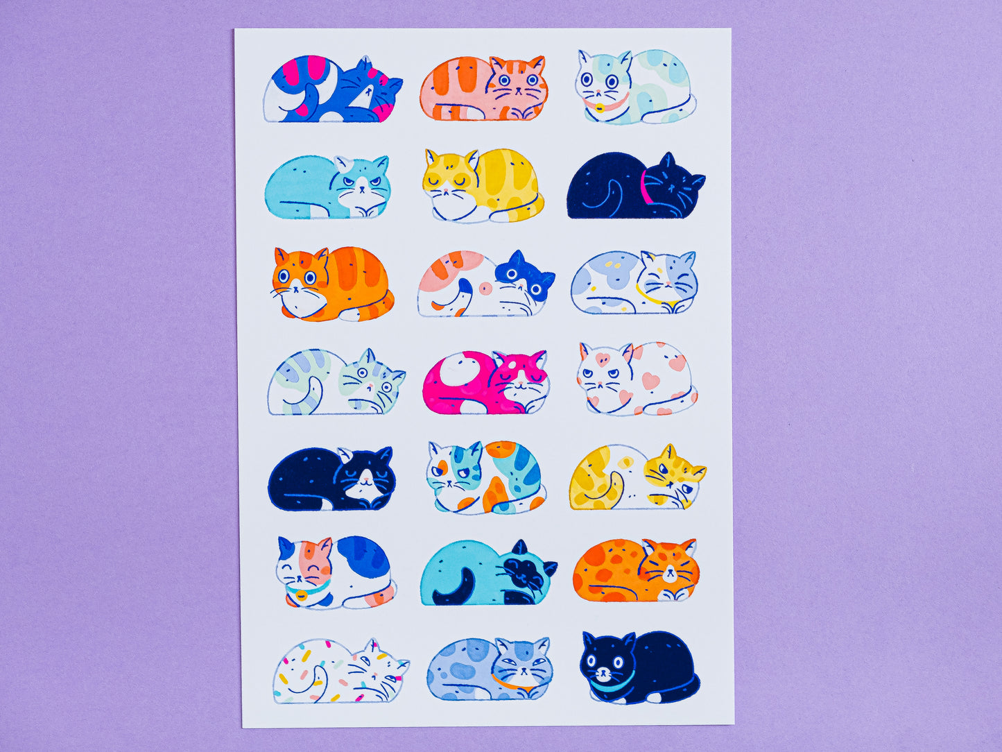 Cats Print