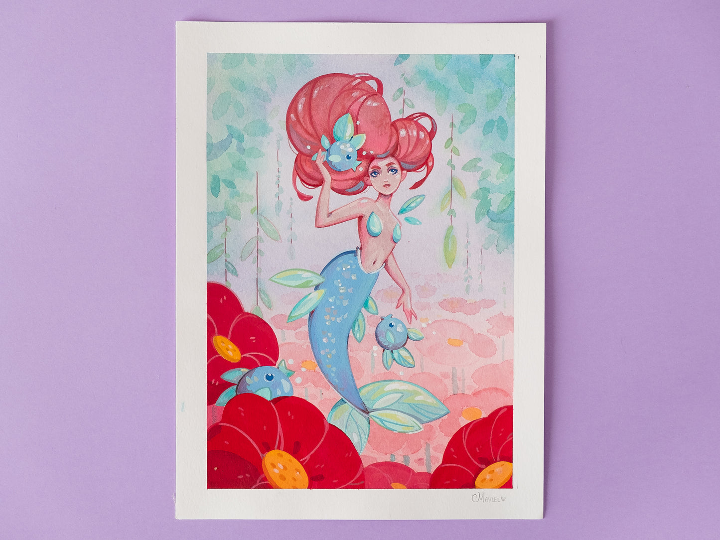 Leaf Mermaid Original