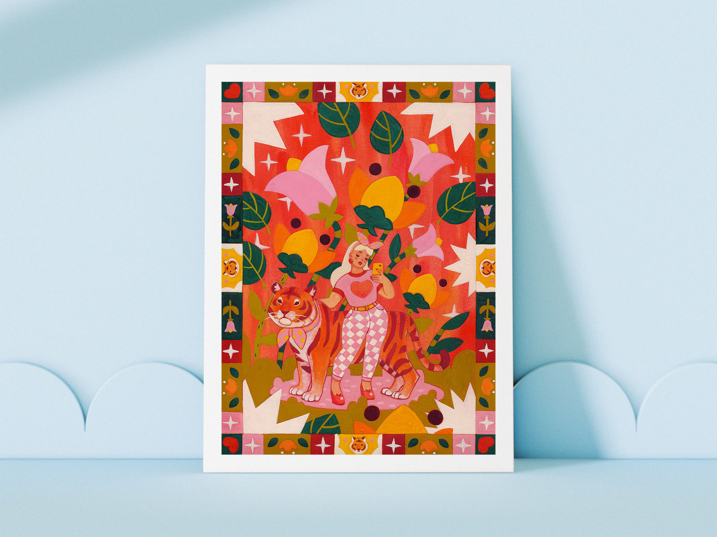 Tiger Charm Poster