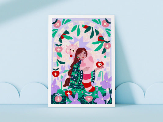 Love Apple Poster