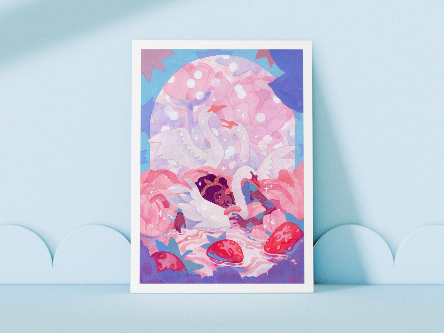Strawberry Milk Poster