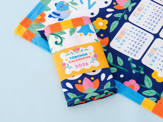 2026 Calendar Tea Towel