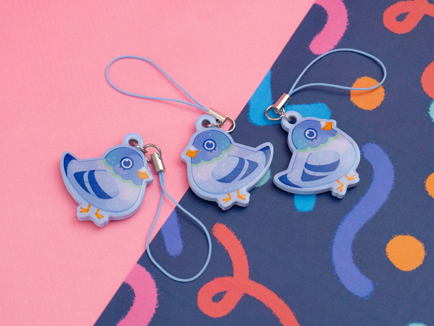 Small Pigeon Charm