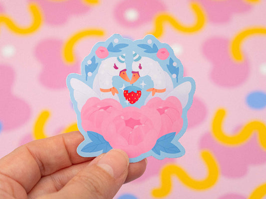 Swan Love Sticker
