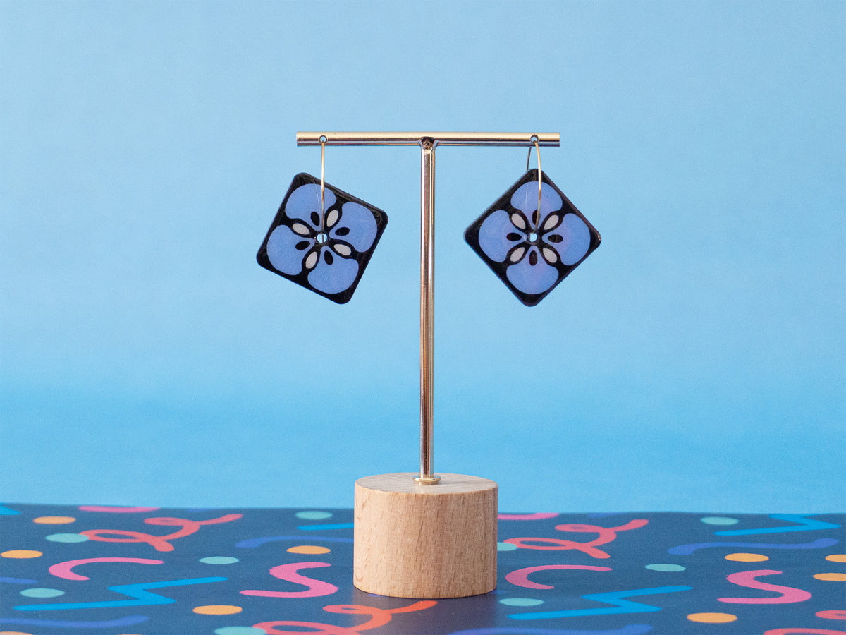 Floral Tiles Earrings