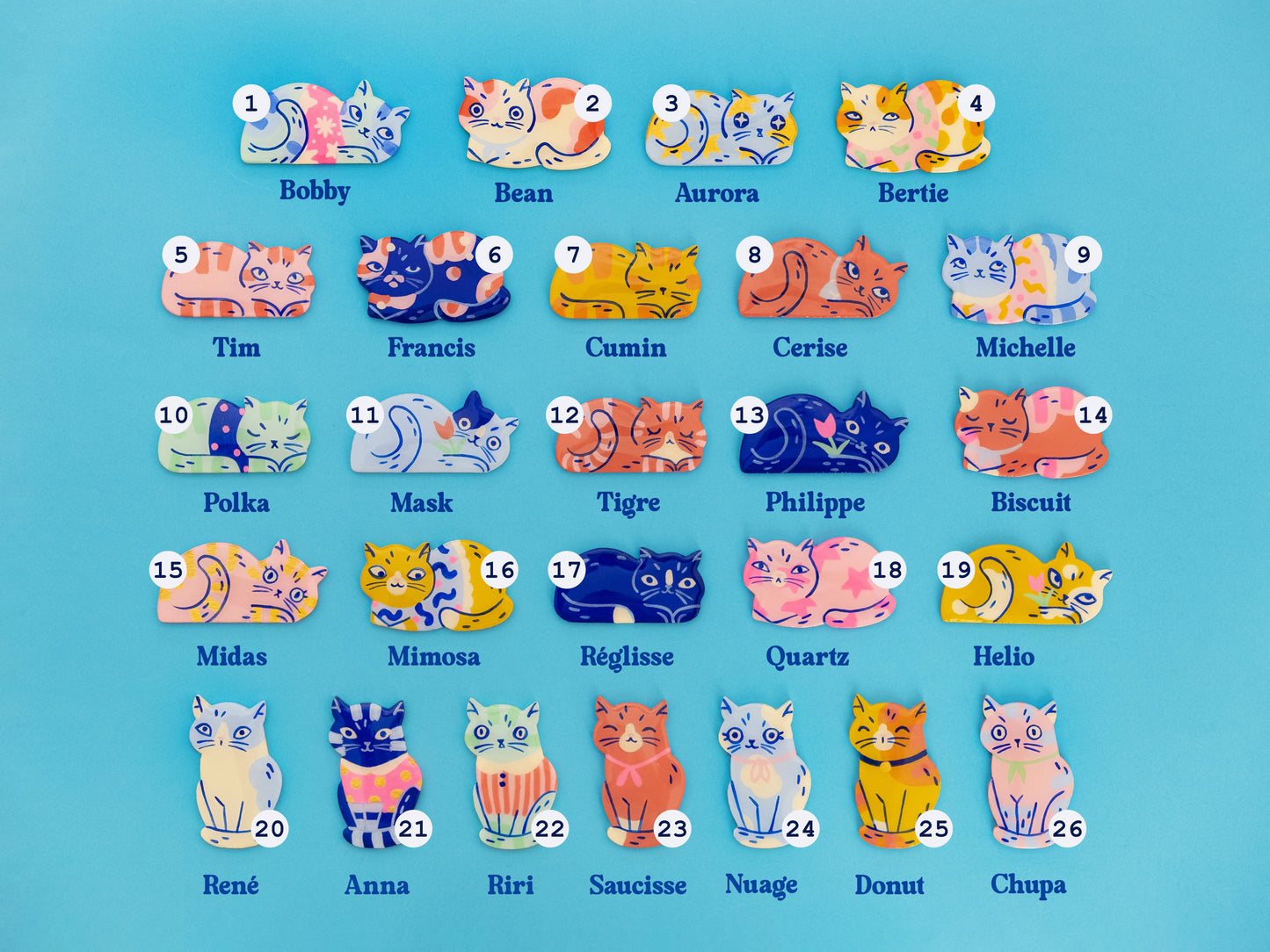Magnets et Pin's Chats