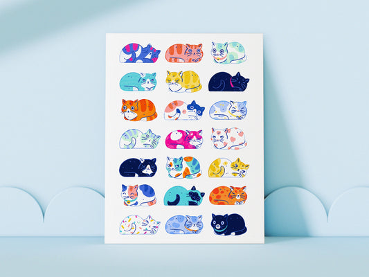 Cats Print