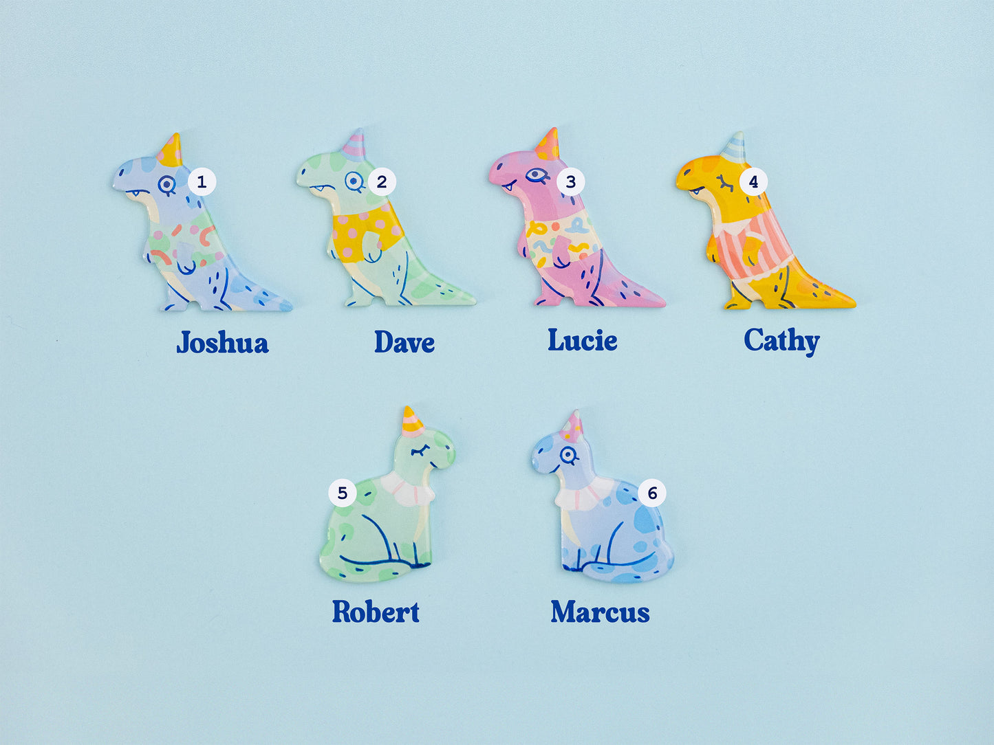 Magnet & Pin's Party Dinos