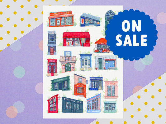 Les Façades - Large Print