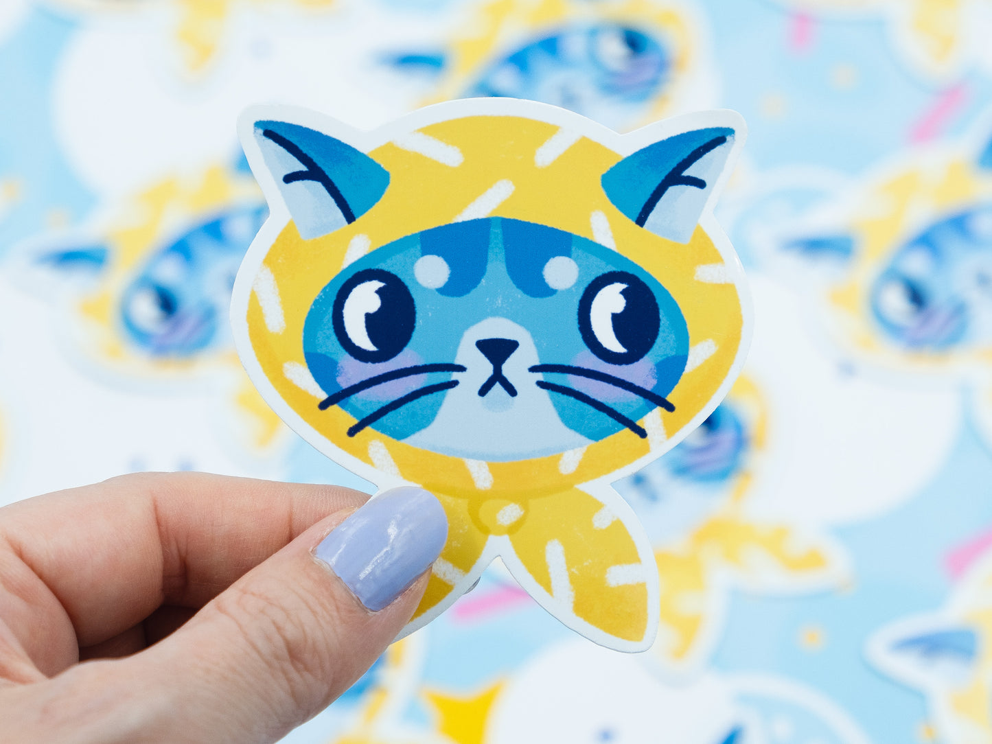 Headscarf Cat Sticker