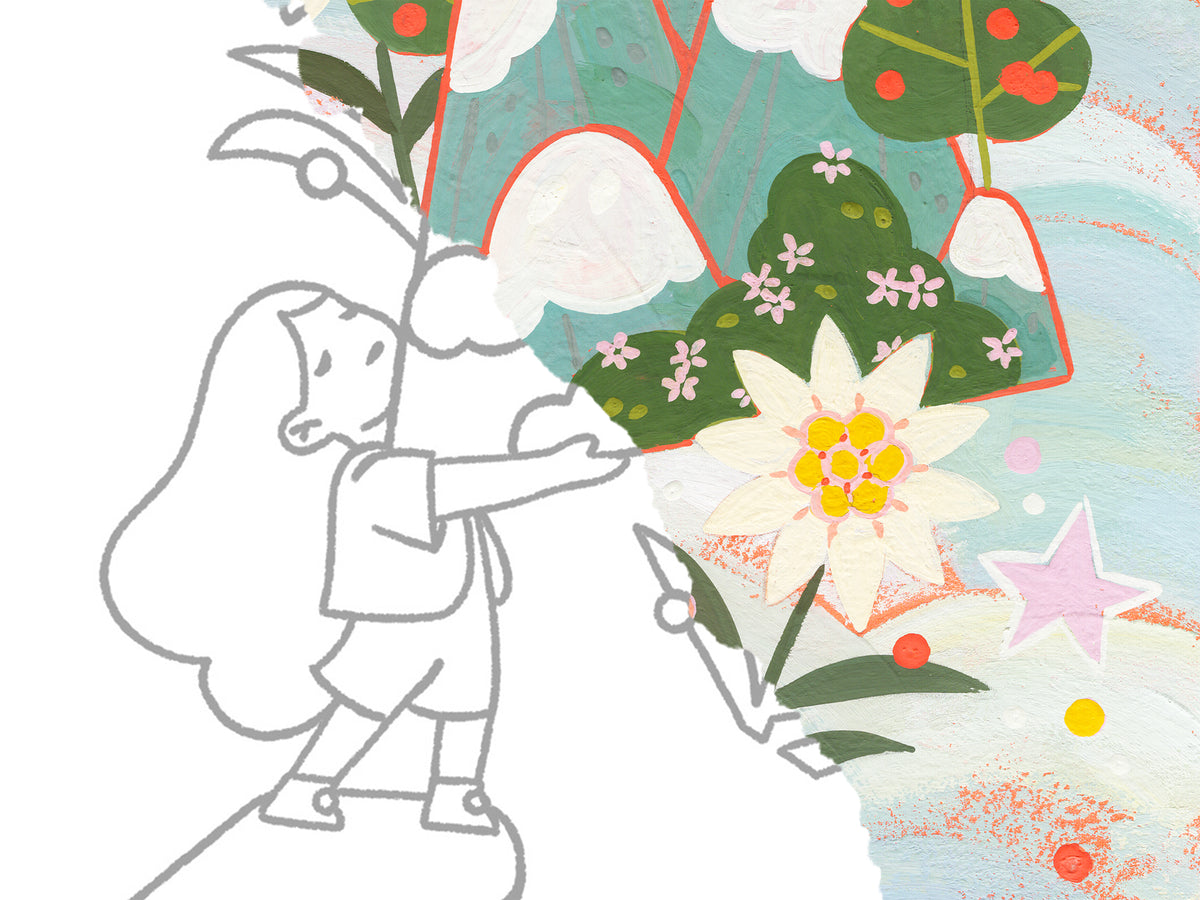 Montagnes - Page de coloriage