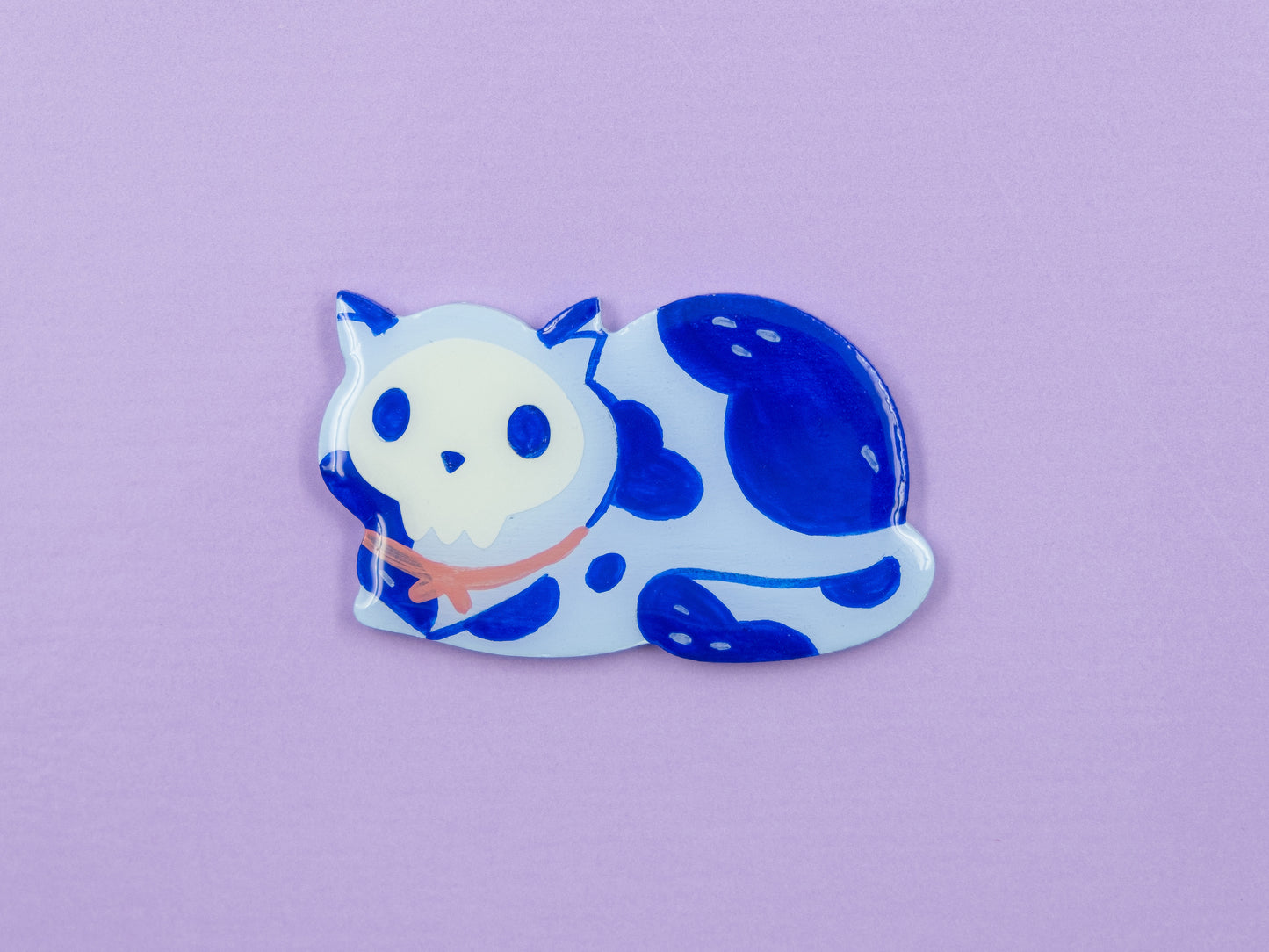 Painted Cat Magnets & Pins