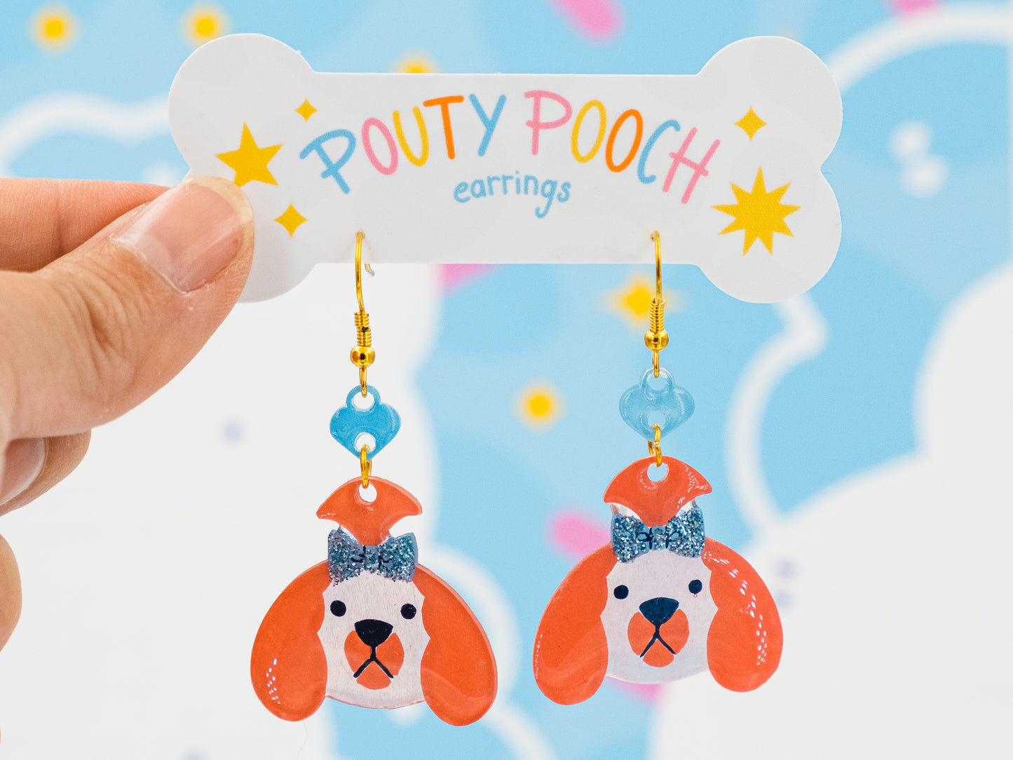 Pouty Pooch Earrings