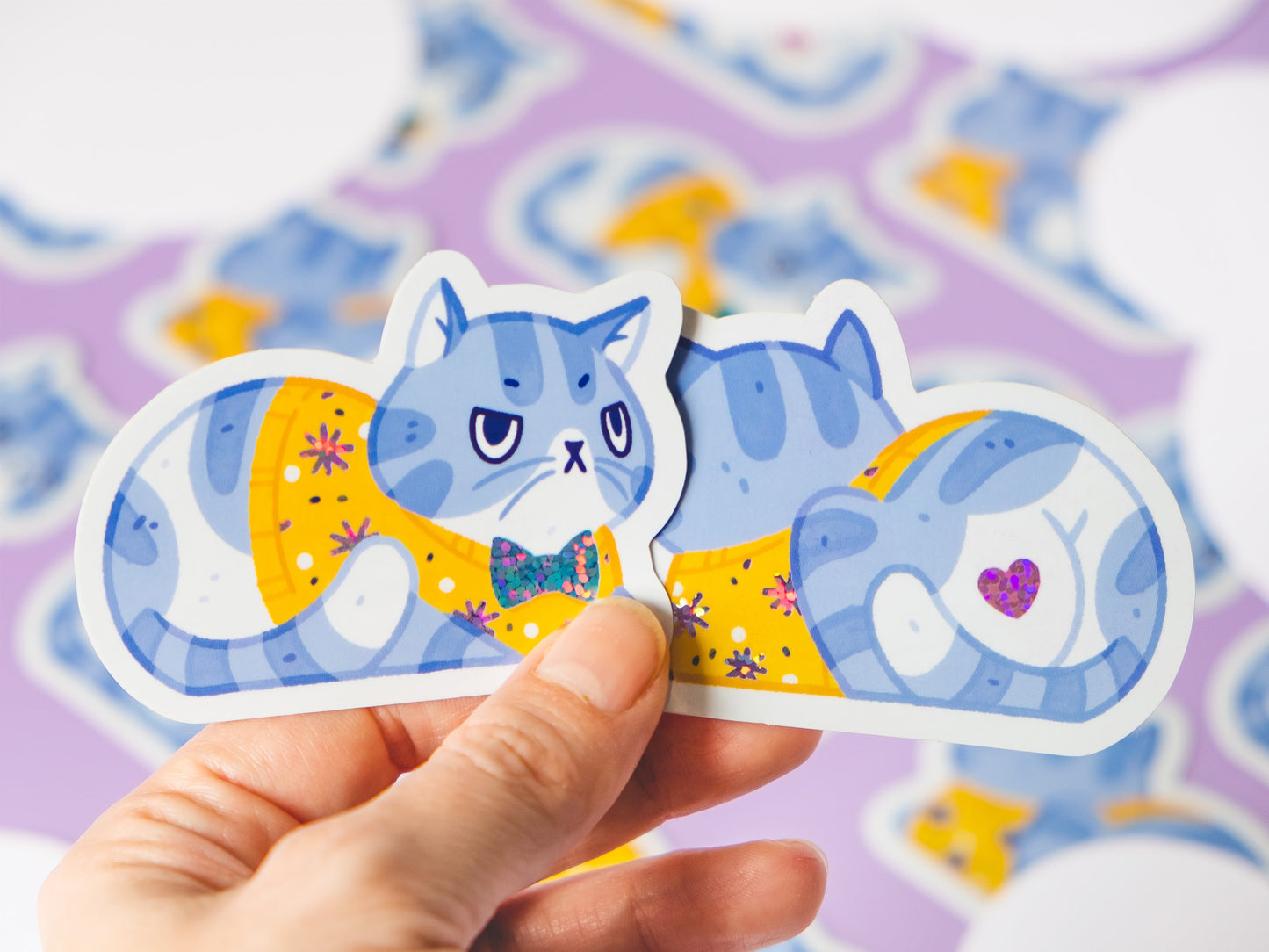 Buttcat Stickers